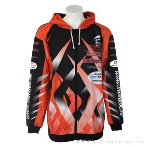 Custom Hoodie for Men, Long-sleeves and Zipper, Sublimation Printed and Made of 100% Polyester